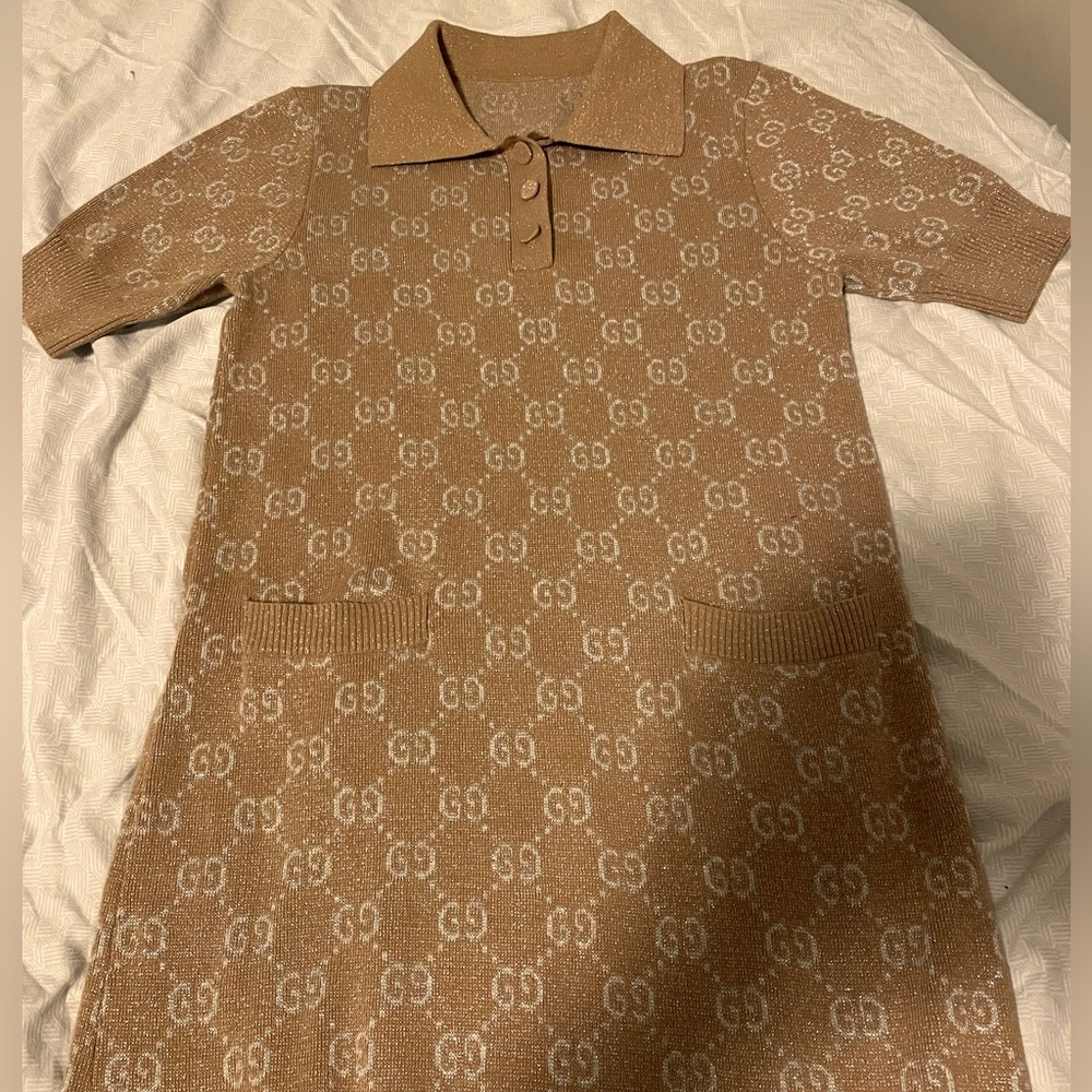 Gucci GG Jacquard polo dress
